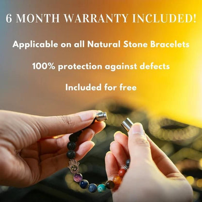 Super 9 Chakra Bracelet with Mag Snap2 & Warranty - Most Powerful and Proved