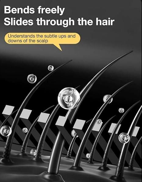 Convenient 2 In 1 Touch-Up Comb Hair Dye - Black