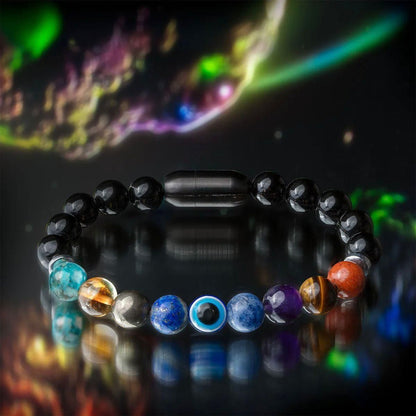 Super 9 Chakra Bracelet with Mag Snap2 & Warranty - Most Powerful and Proved