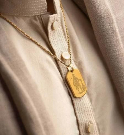 Hanuman Chalisha Pendant with Chain - Assorted Color