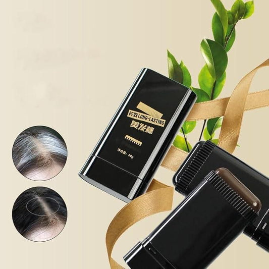 Convenient 2 In 1 Touch-Up Comb Hair Dye - Black