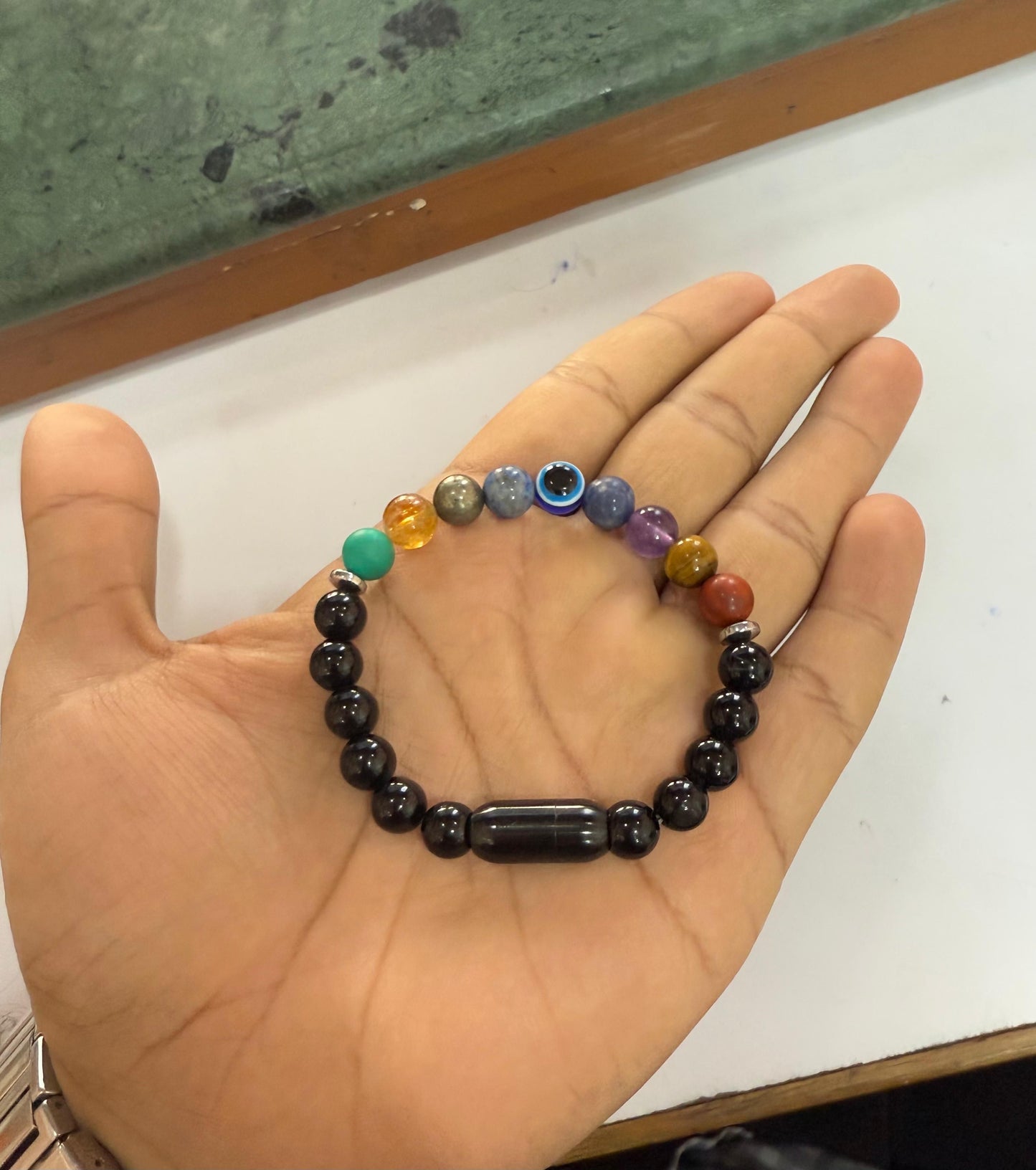 Super 9 Chakra Bracelet with Mag Snap2 & Warranty - Most Powerful and Proved