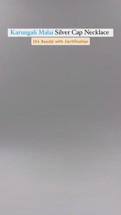 Karungali Mala With 48 Days Pooja - Ebony Wood (With Certification)